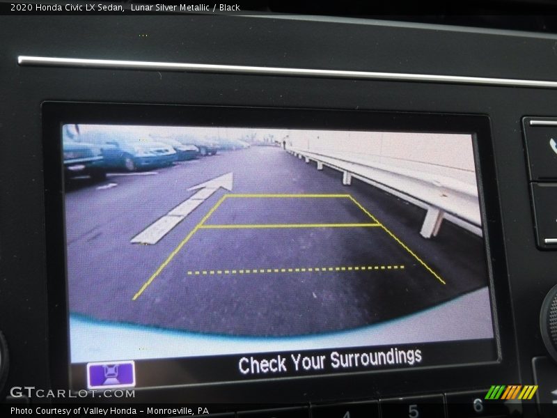 Lunar Silver Metallic / Black 2020 Honda Civic LX Sedan
