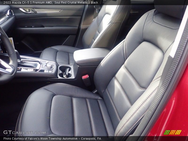 Soul Red Crystal Metallic / Black 2023 Mazda CX-5 S Premium AWD