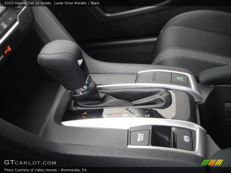 Lunar Silver Metallic / Black 2020 Honda Civic LX Sedan