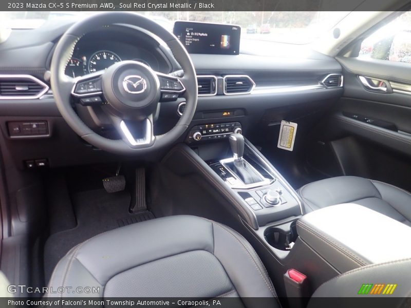 Soul Red Crystal Metallic / Black 2023 Mazda CX-5 S Premium AWD