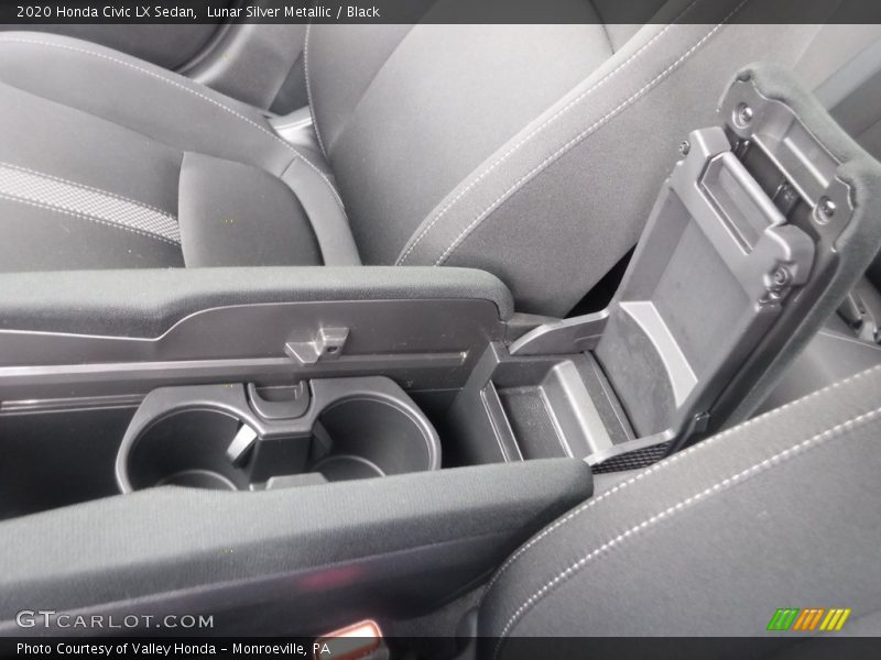 Lunar Silver Metallic / Black 2020 Honda Civic LX Sedan