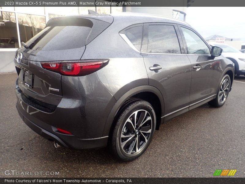 Machine Gray Metallic / Parchment 2023 Mazda CX-5 S Premium Plus AWD