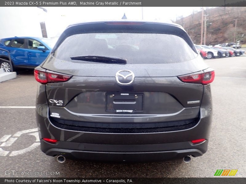 Machine Gray Metallic / Parchment 2023 Mazda CX-5 S Premium Plus AWD