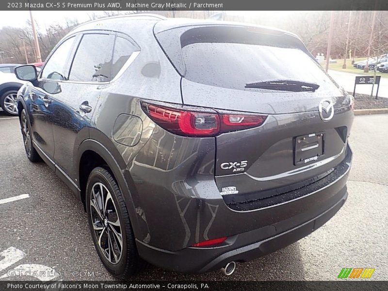 Machine Gray Metallic / Parchment 2023 Mazda CX-5 S Premium Plus AWD