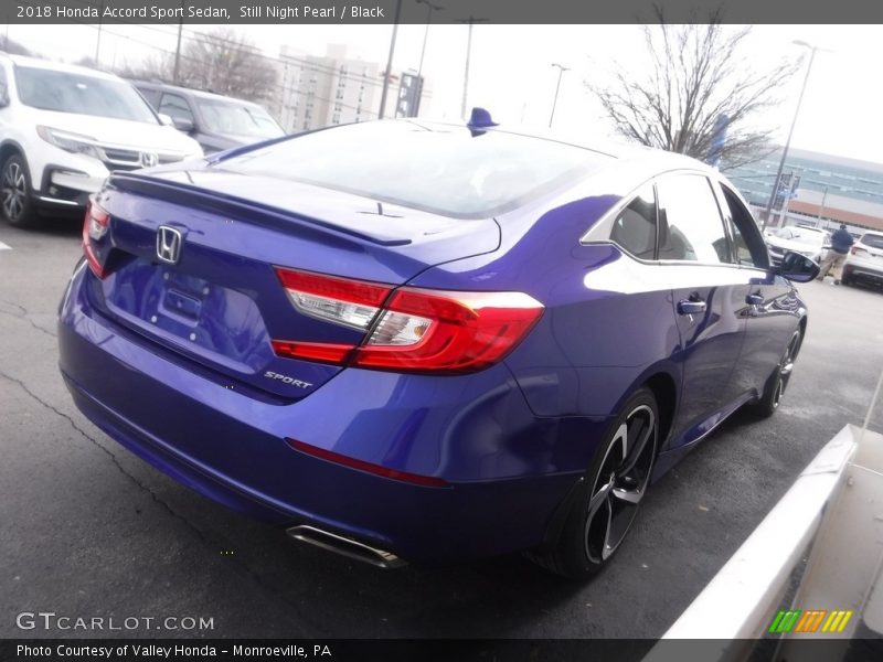 Still Night Pearl / Black 2018 Honda Accord Sport Sedan