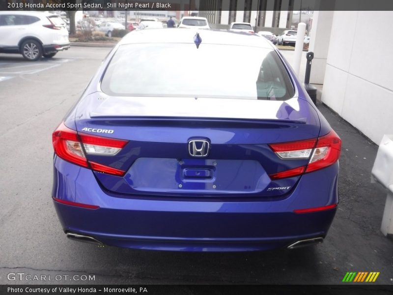 Still Night Pearl / Black 2018 Honda Accord Sport Sedan