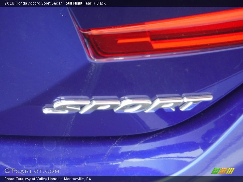Still Night Pearl / Black 2018 Honda Accord Sport Sedan