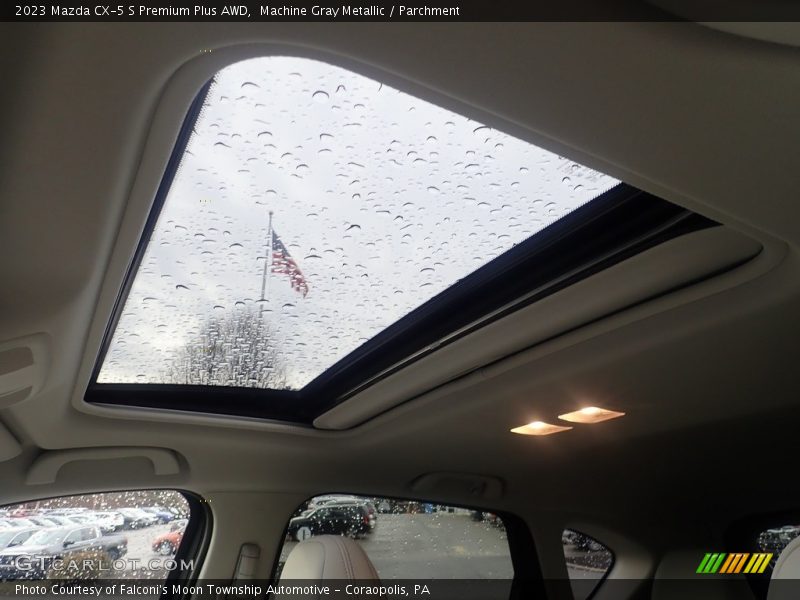 Machine Gray Metallic / Parchment 2023 Mazda CX-5 S Premium Plus AWD