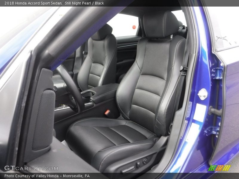 Front Seat of 2018 Accord Sport Sedan