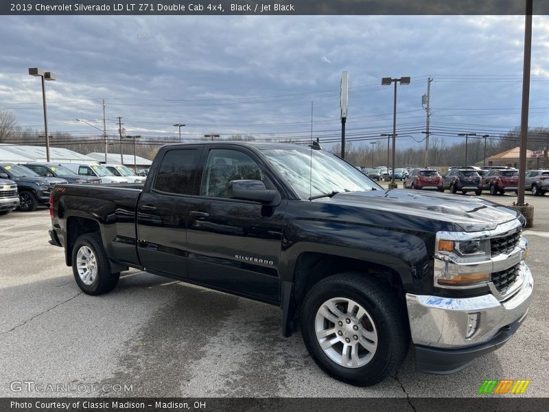 Black / Jet Black 2019 Chevrolet Silverado LD LT Z71 Double Cab 4x4