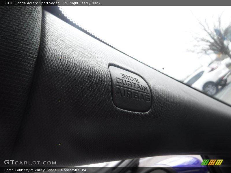 Still Night Pearl / Black 2018 Honda Accord Sport Sedan