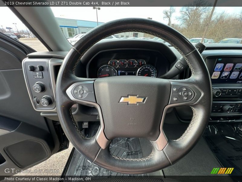 Black / Jet Black 2019 Chevrolet Silverado LD LT Z71 Double Cab 4x4
