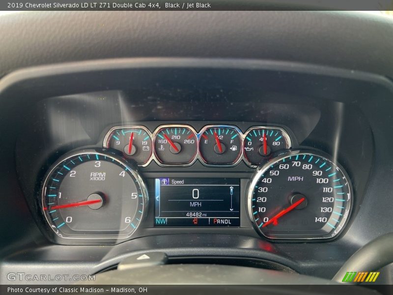 Black / Jet Black 2019 Chevrolet Silverado LD LT Z71 Double Cab 4x4
