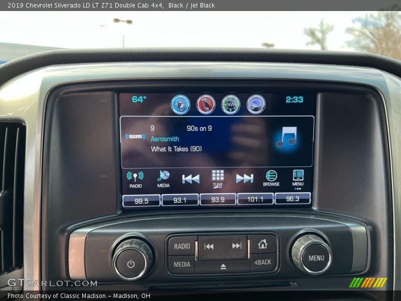 Black / Jet Black 2019 Chevrolet Silverado LD LT Z71 Double Cab 4x4