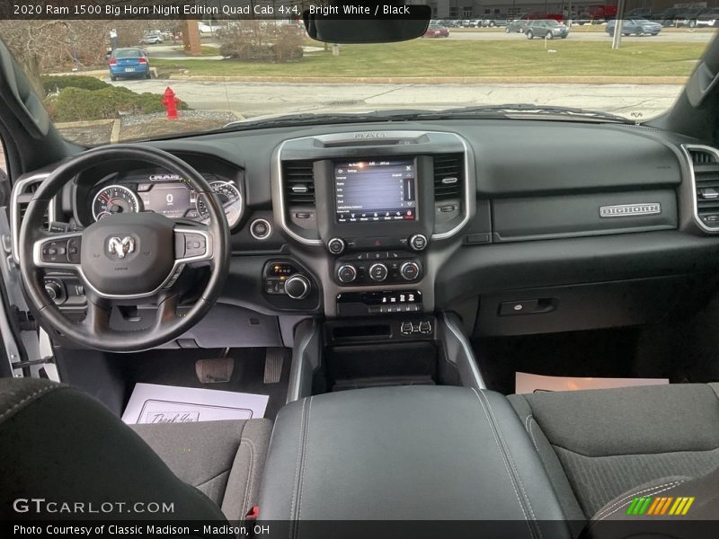 Bright White / Black 2020 Ram 1500 Big Horn Night Edition Quad Cab 4x4