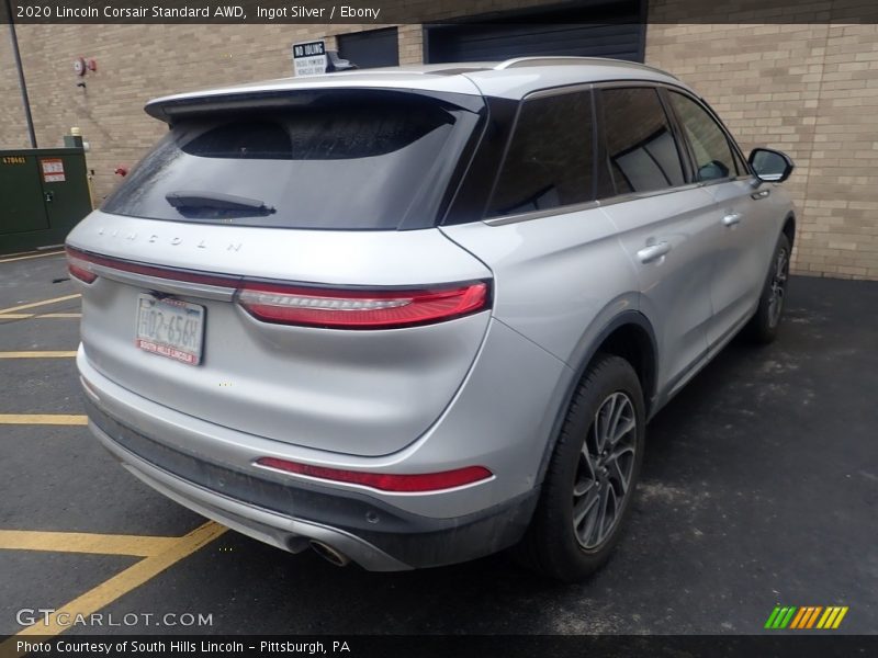 Ingot Silver / Ebony 2020 Lincoln Corsair Standard AWD