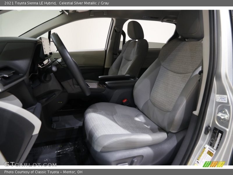 Celestial Silver Metallic / Gray 2021 Toyota Sienna LE Hybrid