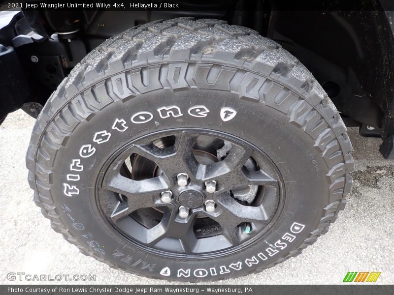 Hellayella / Black 2021 Jeep Wrangler Unlimited Willys 4x4