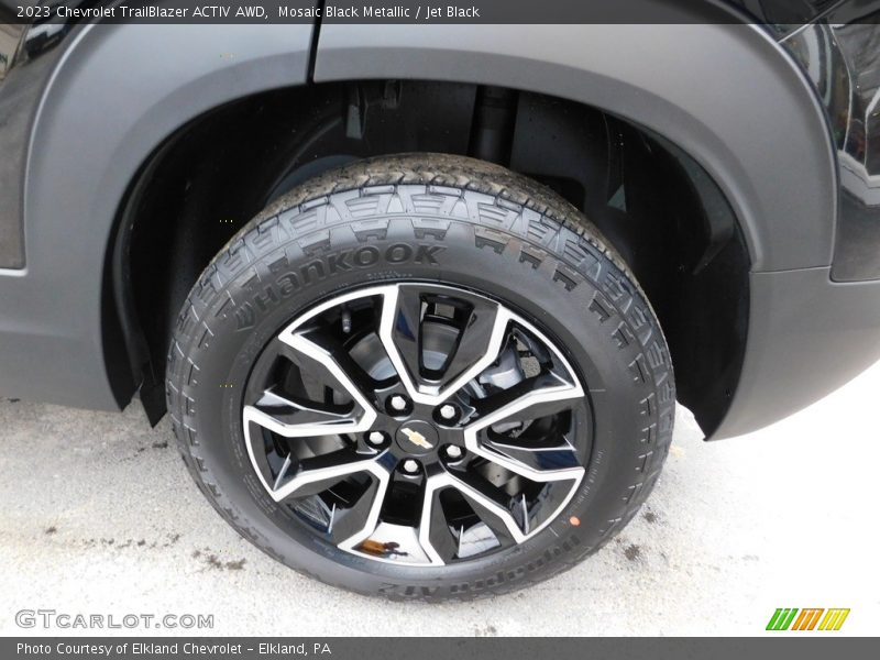 Mosaic Black Metallic / Jet Black 2023 Chevrolet TrailBlazer ACTIV AWD