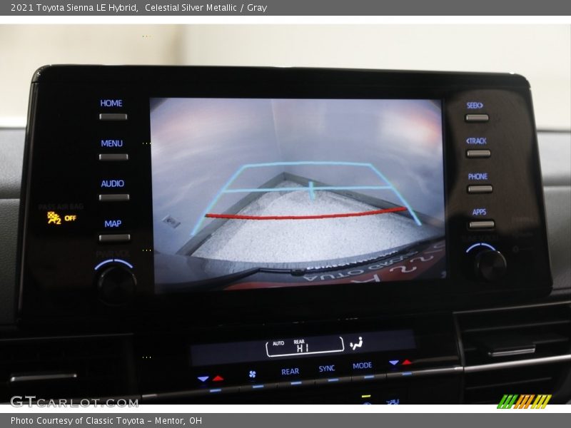 Celestial Silver Metallic / Gray 2021 Toyota Sienna LE Hybrid