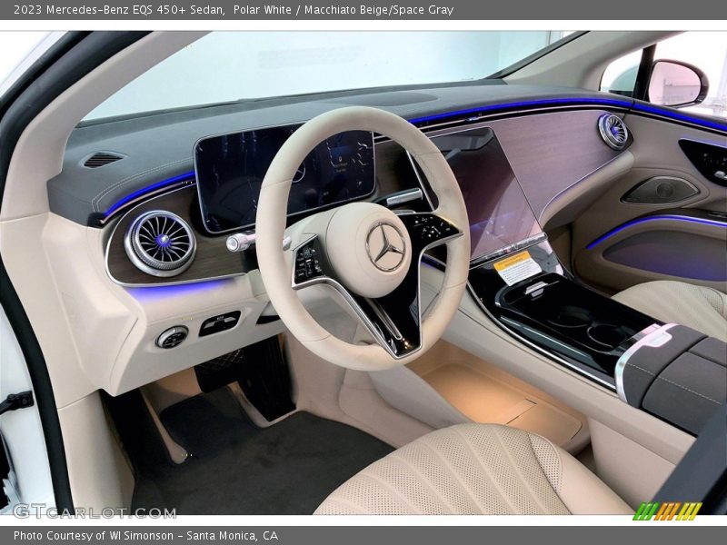  2023 EQS 450+ Sedan Macchiato Beige/Space Gray Interior