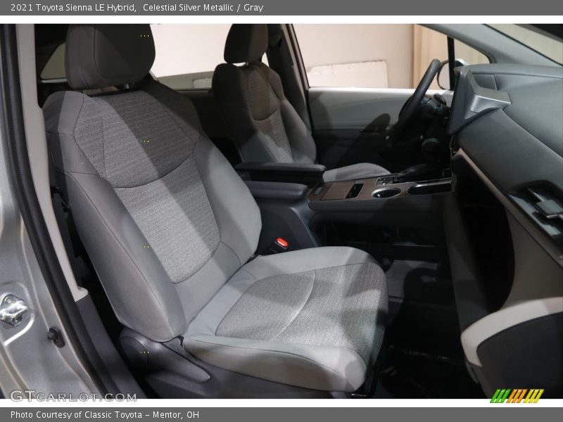 Celestial Silver Metallic / Gray 2021 Toyota Sienna LE Hybrid