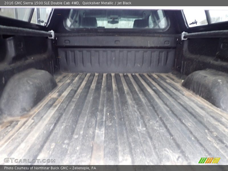 Quicksilver Metallic / Jet Black 2016 GMC Sierra 1500 SLE Double Cab 4WD