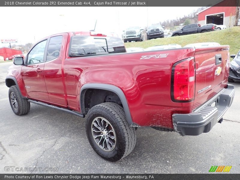 Cajun Red Tintcoat / Jet Black 2018 Chevrolet Colorado ZR2 Extended Cab 4x4