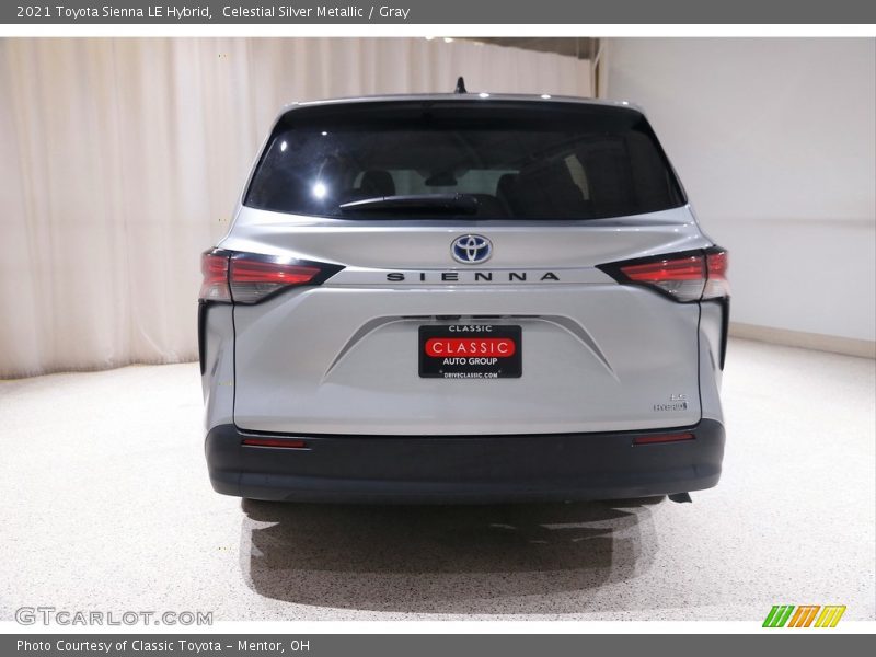 Celestial Silver Metallic / Gray 2021 Toyota Sienna LE Hybrid