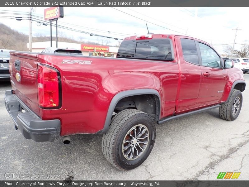 Cajun Red Tintcoat / Jet Black 2018 Chevrolet Colorado ZR2 Extended Cab 4x4