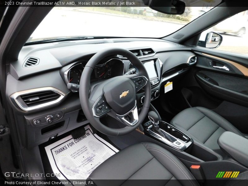 Mosaic Black Metallic / Jet Black 2023 Chevrolet TrailBlazer ACTIV AWD