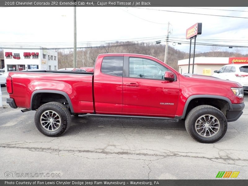 Cajun Red Tintcoat / Jet Black 2018 Chevrolet Colorado ZR2 Extended Cab 4x4