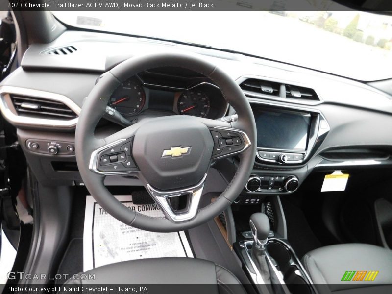 Mosaic Black Metallic / Jet Black 2023 Chevrolet TrailBlazer ACTIV AWD