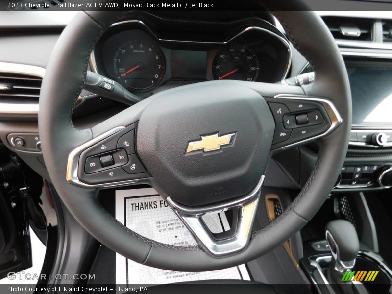 Mosaic Black Metallic / Jet Black 2023 Chevrolet TrailBlazer ACTIV AWD