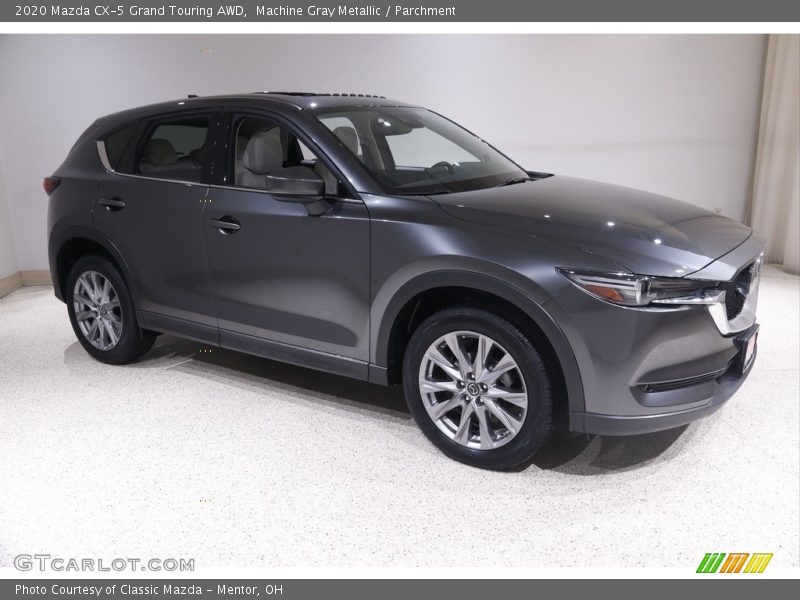 Machine Gray Metallic / Parchment 2020 Mazda CX-5 Grand Touring AWD