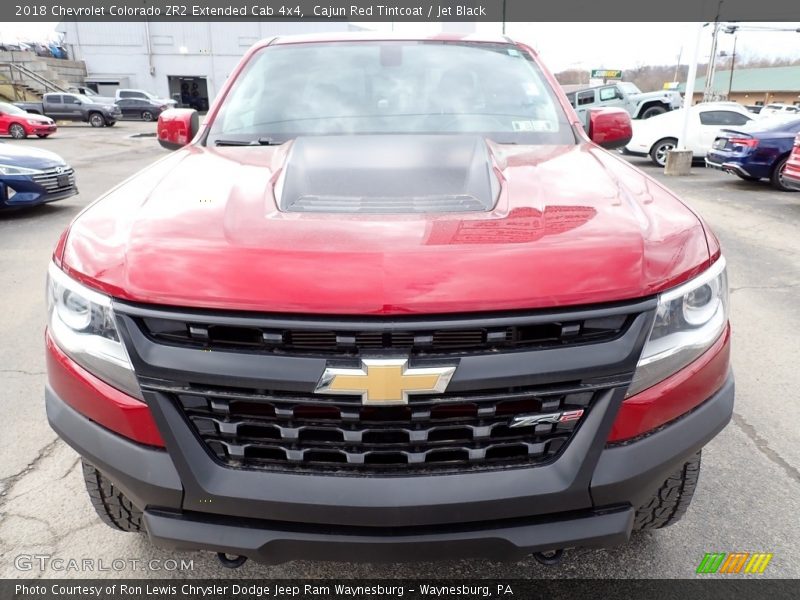 Cajun Red Tintcoat / Jet Black 2018 Chevrolet Colorado ZR2 Extended Cab 4x4