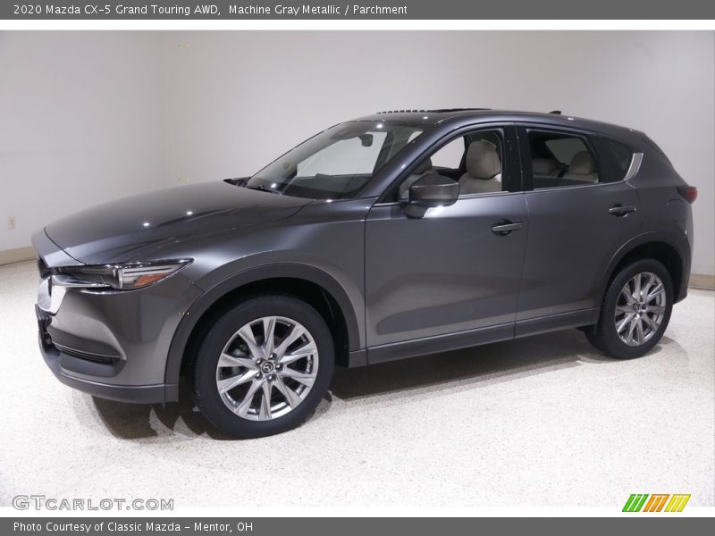 Machine Gray Metallic / Parchment 2020 Mazda CX-5 Grand Touring AWD