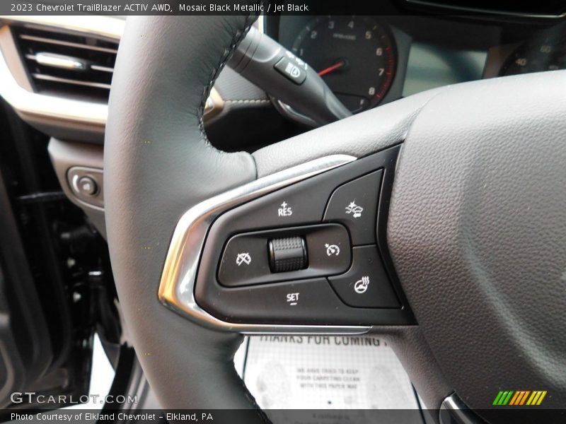 Mosaic Black Metallic / Jet Black 2023 Chevrolet TrailBlazer ACTIV AWD