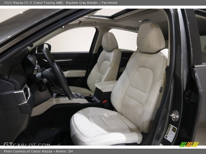Machine Gray Metallic / Parchment 2020 Mazda CX-5 Grand Touring AWD