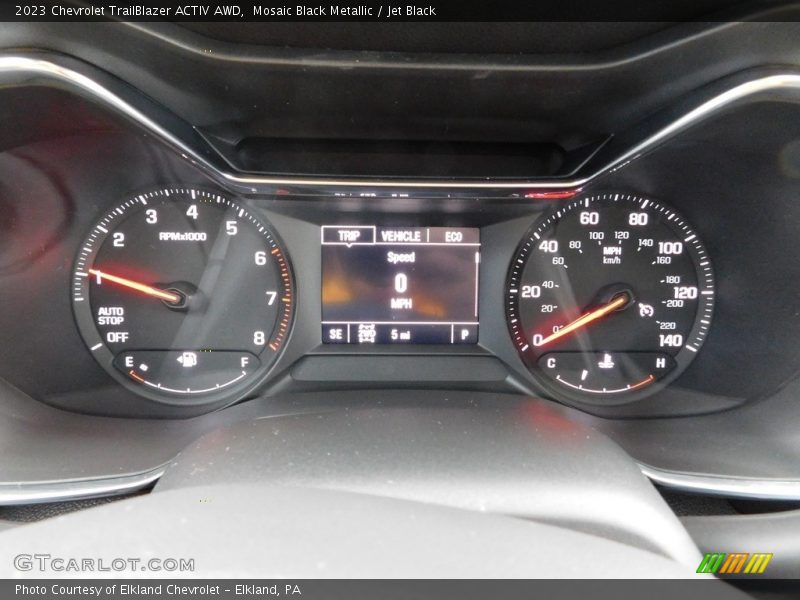 Mosaic Black Metallic / Jet Black 2023 Chevrolet TrailBlazer ACTIV AWD