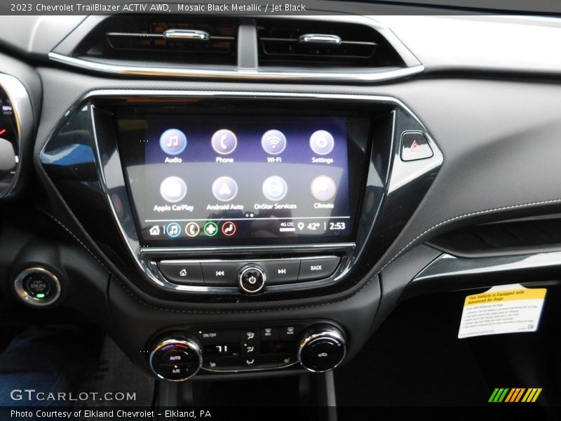 Mosaic Black Metallic / Jet Black 2023 Chevrolet TrailBlazer ACTIV AWD