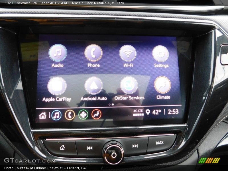 Mosaic Black Metallic / Jet Black 2023 Chevrolet TrailBlazer ACTIV AWD