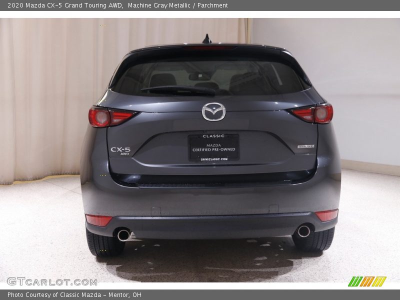 Machine Gray Metallic / Parchment 2020 Mazda CX-5 Grand Touring AWD