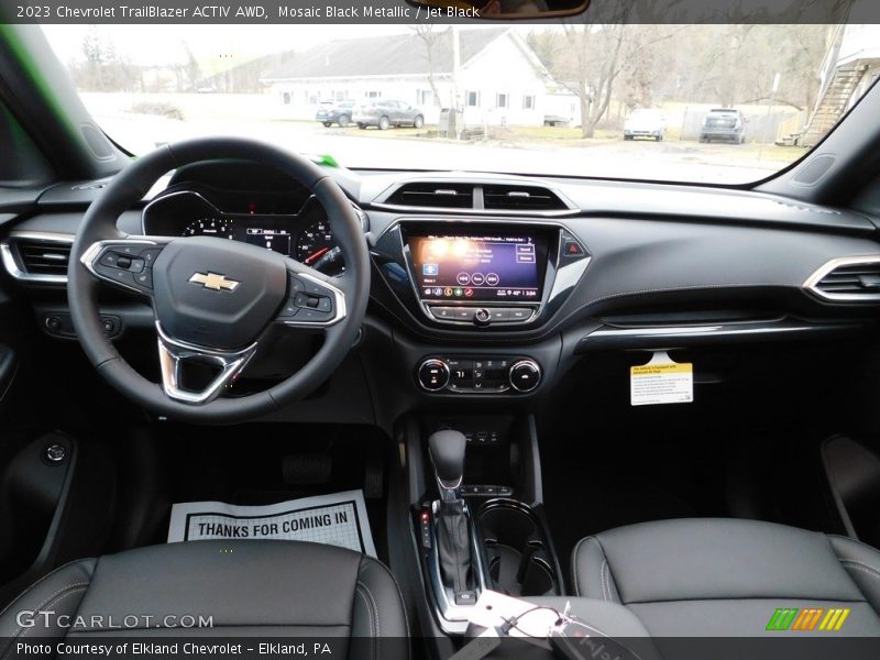 Mosaic Black Metallic / Jet Black 2023 Chevrolet TrailBlazer ACTIV AWD