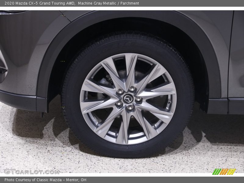 Machine Gray Metallic / Parchment 2020 Mazda CX-5 Grand Touring AWD
