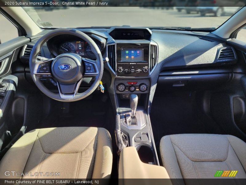 Crystal White Pearl / Ivory 2020 Subaru Impreza 5-Door