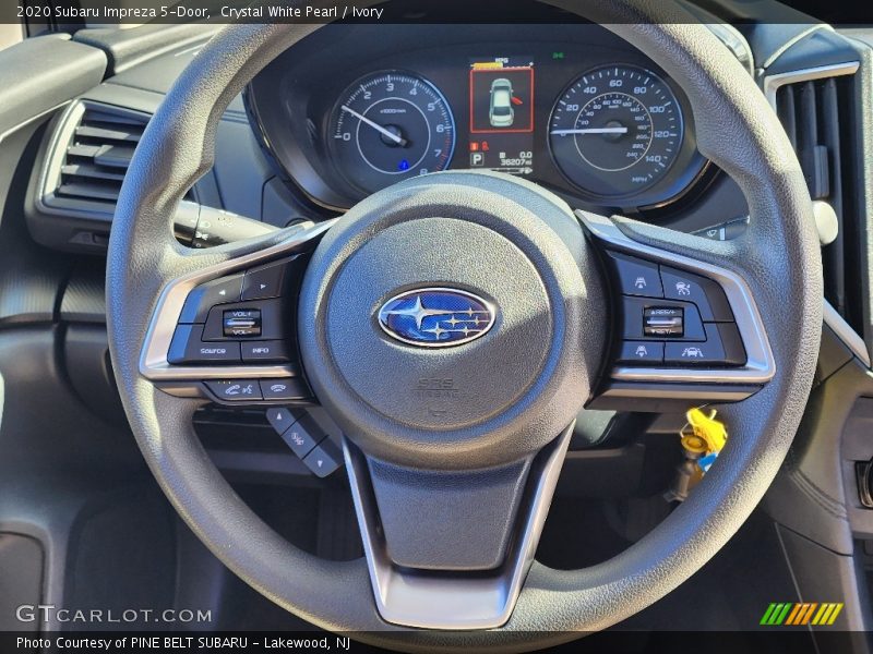 Crystal White Pearl / Ivory 2020 Subaru Impreza 5-Door