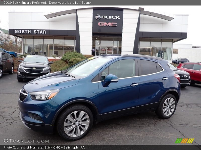 Deep Azure Metallic / Ebony 2019 Buick Encore Preferred