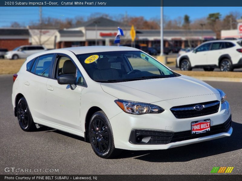 Crystal White Pearl / Ivory 2020 Subaru Impreza 5-Door