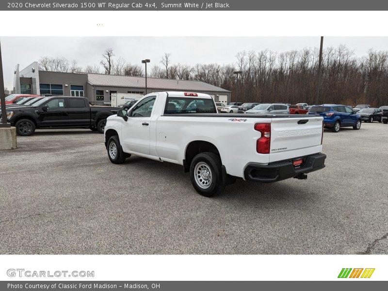 Summit White / Jet Black 2020 Chevrolet Silverado 1500 WT Regular Cab 4x4